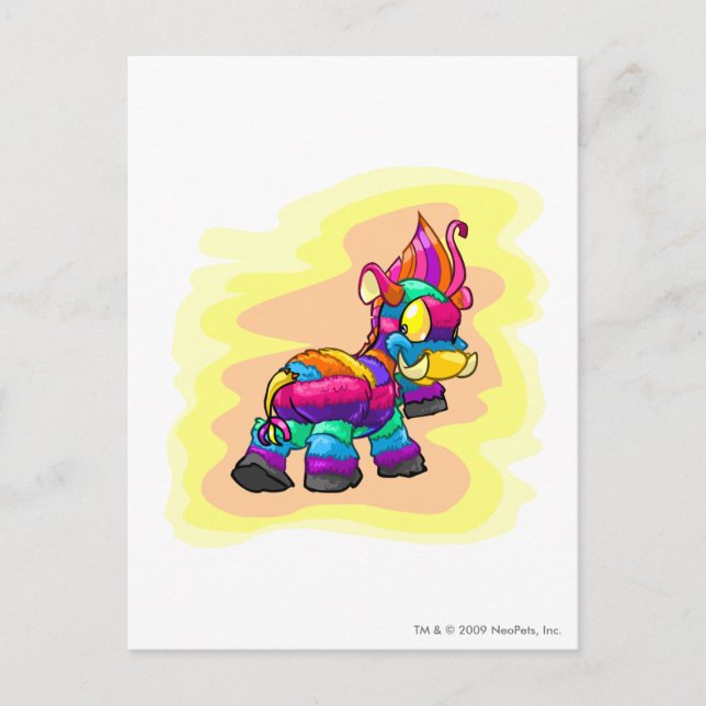 Birthday Moehog Postcard (Front)