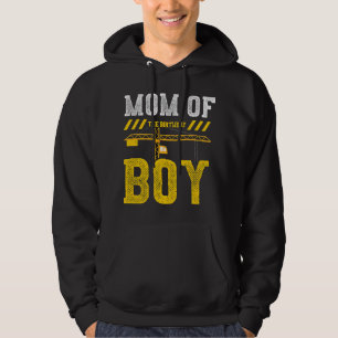 Birthday Mom Of The Birthday Boy Construction Work Hoodie
