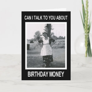 Birthday Money Card