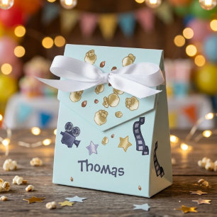Birthday movie night favor box