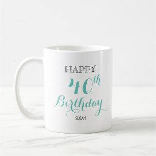 Birthday Mug for lady with customized age