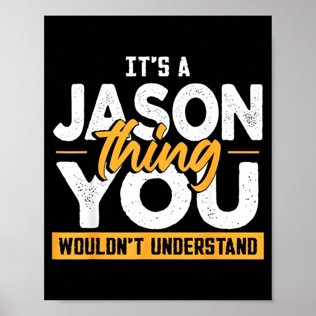 Birthday Name Its A Thing Poster (Front)
