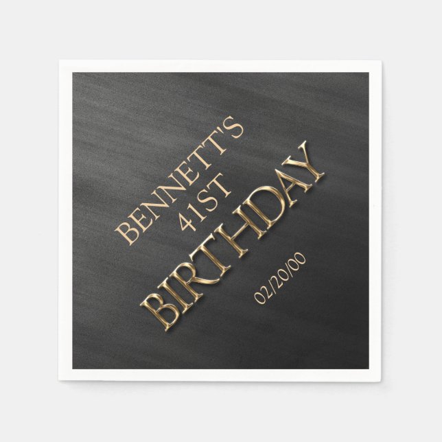 Birthday Napkin (Front)