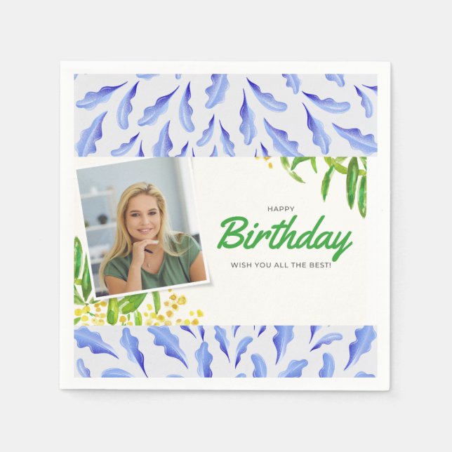 Birthday napkin papper (Front)