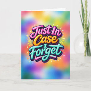 Birthday Neon Abstract  Card