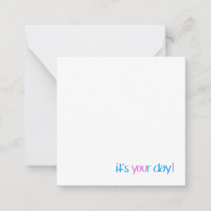 Birthday Notecard
