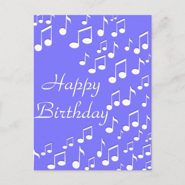Birthday notes_ postcard (Front)