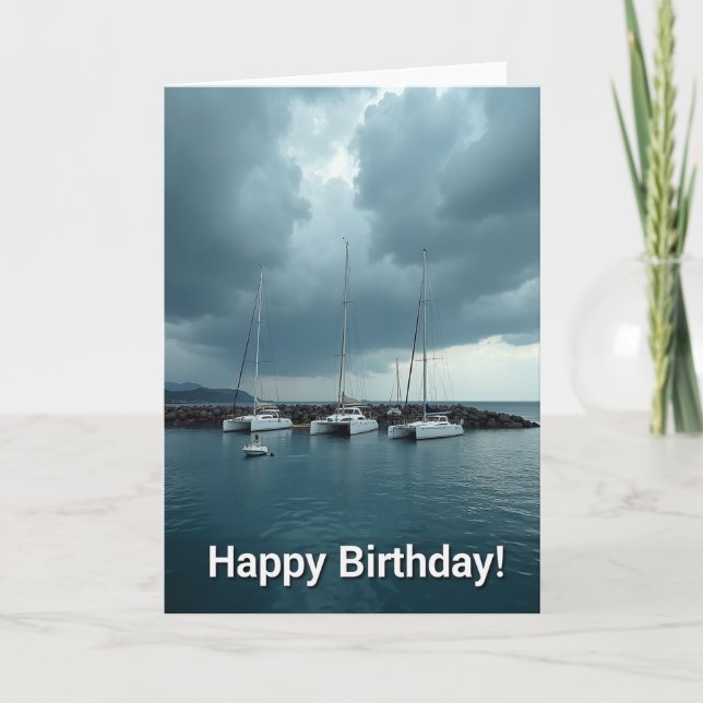 Birthday Ocean Vista Card (Front)
