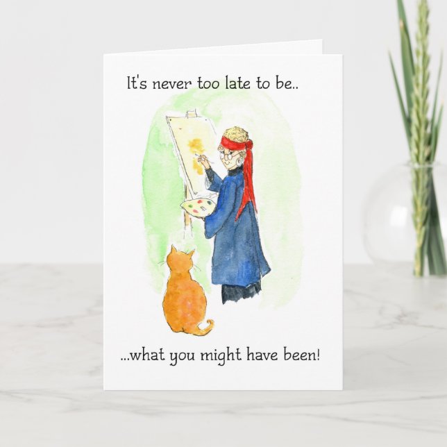 Birthday or Retirement Card (Front)