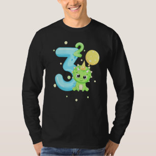 Birthday Outfit 3 Year Old Boy Twins Matching Cute T-Shirt