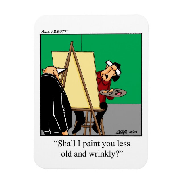  Birthday Over The Hill Humour Magnet Gift (Vertical)