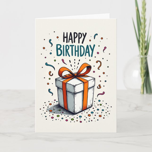 Birthday Package Art Card (Front)