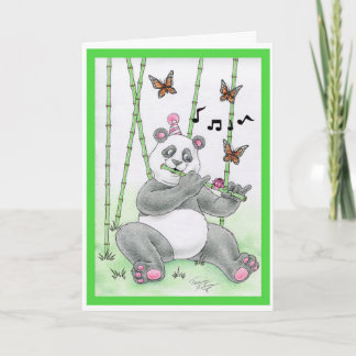 Birthday Panda Bear Card