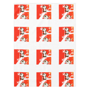 Birthday Pandas Tablecloth