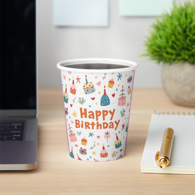 birthday paper cup (Insitu)