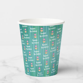 Birthday paper cups
