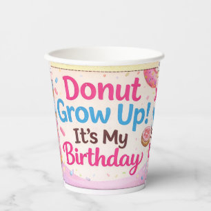 Birthday Paper Cups – Cute Kids Party Disposable