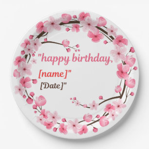 Birthday Paper Plate