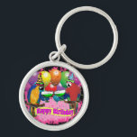 BIRTHDAY PARROTS KEYCHAIN<br><div class="desc">CUTE BIRTHDAY PARROT PRODUCTS</div>