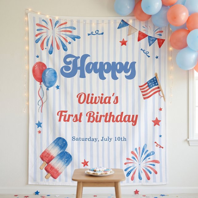 Birthday Party - 4th of July Tapestry (Creator Uploaded)