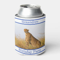 Birthday Party accessory Cheetah personalized