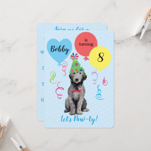Birthday Party Balloons Bedlington Invitation