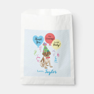 Birthday Party Balloons German Shorthaired Pointer Favour Bag