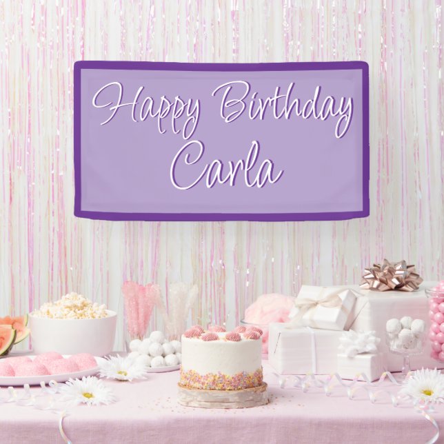 Birthday Party Banner Decoration - Custom Name (Party)