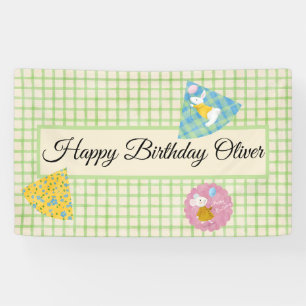Birthday Party Banner with custom message