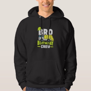Birthday Party Brother Bro Birthday Crew Garbage T Hoodie