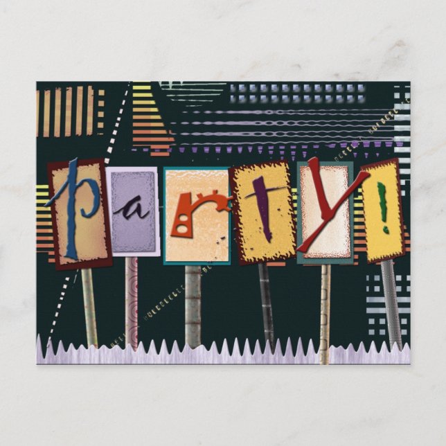 Birthday Party card (Front)