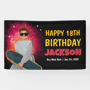 Birthday Party Custom Photo Bootleg Rap Welcome Banner