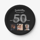 Birthday party custom photo fun facts black white