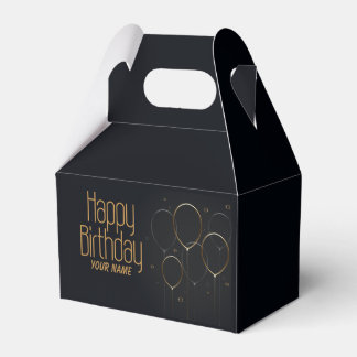 Birthday Party Customizable Gift Box