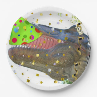 Birthday Party Dinosaur Paper Plate
