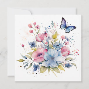 Birthday Party: Enchanted Garden Birthday Card