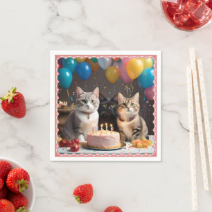 Birthday Party For The Cats, Napkin