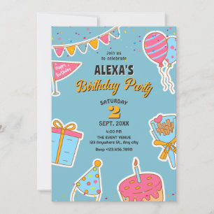 Birthday Party fun  Invitation