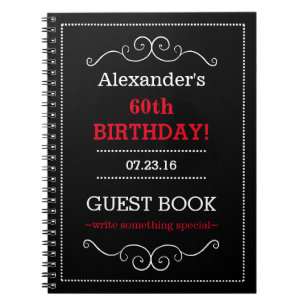 Birthday Party Guest Book- Notebook