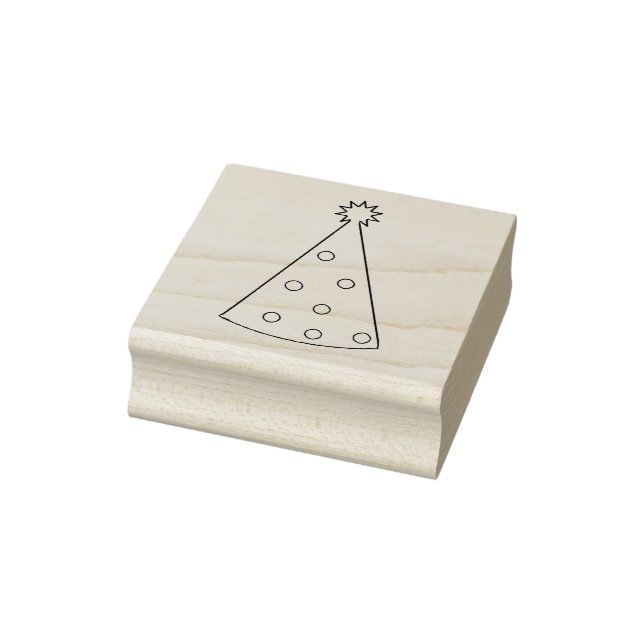 Birthday Party Hat Art Stamp (Stamp)