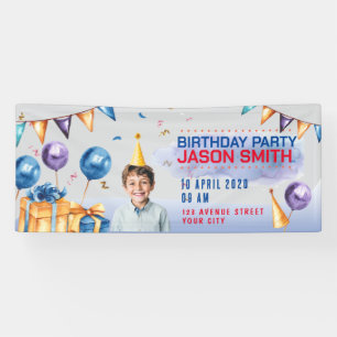 Birthday Party Horizontal Banner