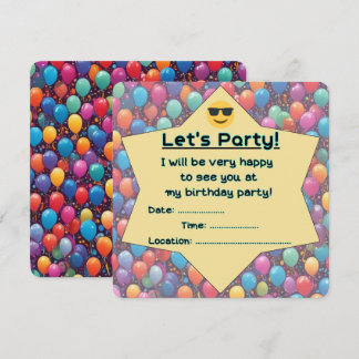 Birthday Party Invitation (English)