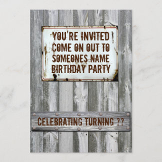 Birthday Party Invitations