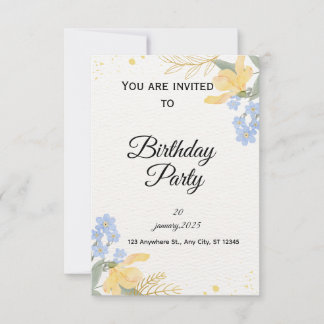 Birthday Party Invite