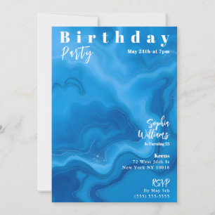 Birthday Party Magazine Cover Invitation