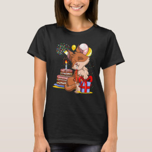 Birthday Party Nature Animal  Cute Forest Fox T-Shirt