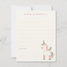 Birthday Party Note or Message