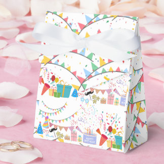 Birthday Party Props Colorful Favor Box