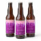 Birthday party purple pink glitter drips