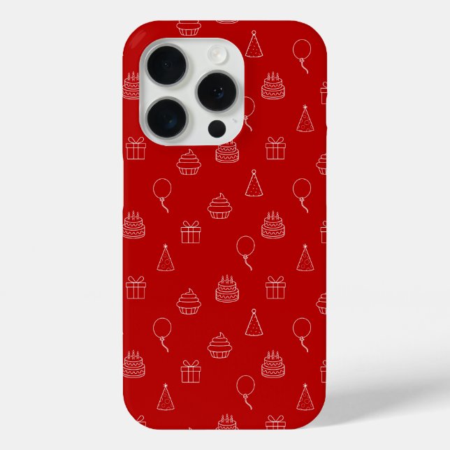 Birthday Party Seamless Pattern  Case-Mate iPhone Case (Back)